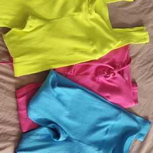 Year of Ours Neon Yellow Ribbed Tank